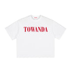 TOWANDA * 100% Cotton Vintage Washed Boxy Oversized T-Shirt