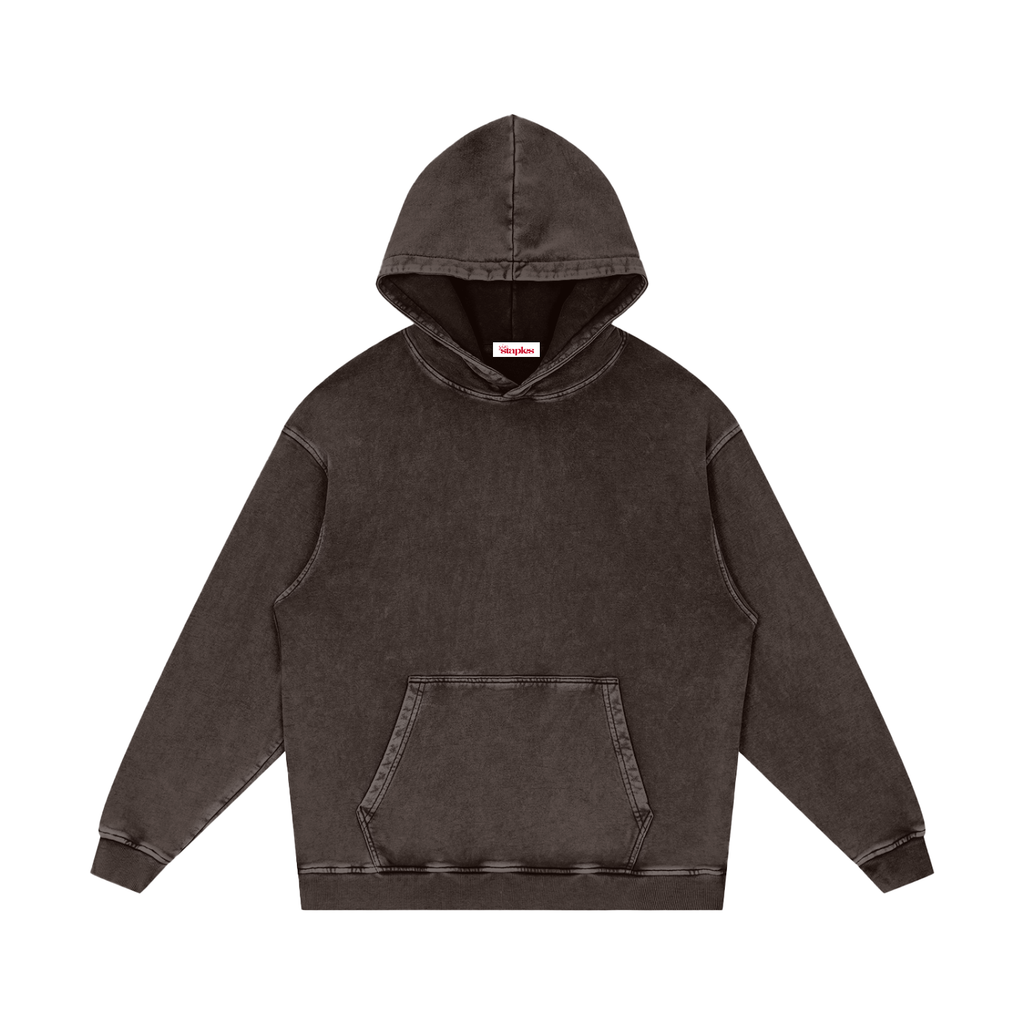 Snow Washed Cotton Hoodie Set