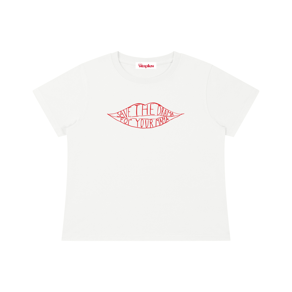 Save the drama for your mama * 100% Cotton Crewneck Tee
