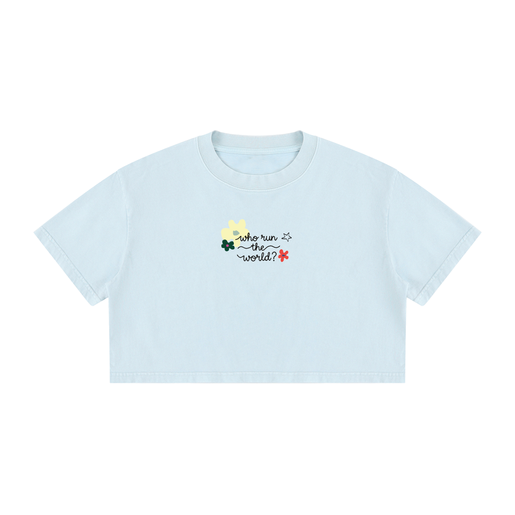 Future is Female * 100% Cotton Cropped Tee