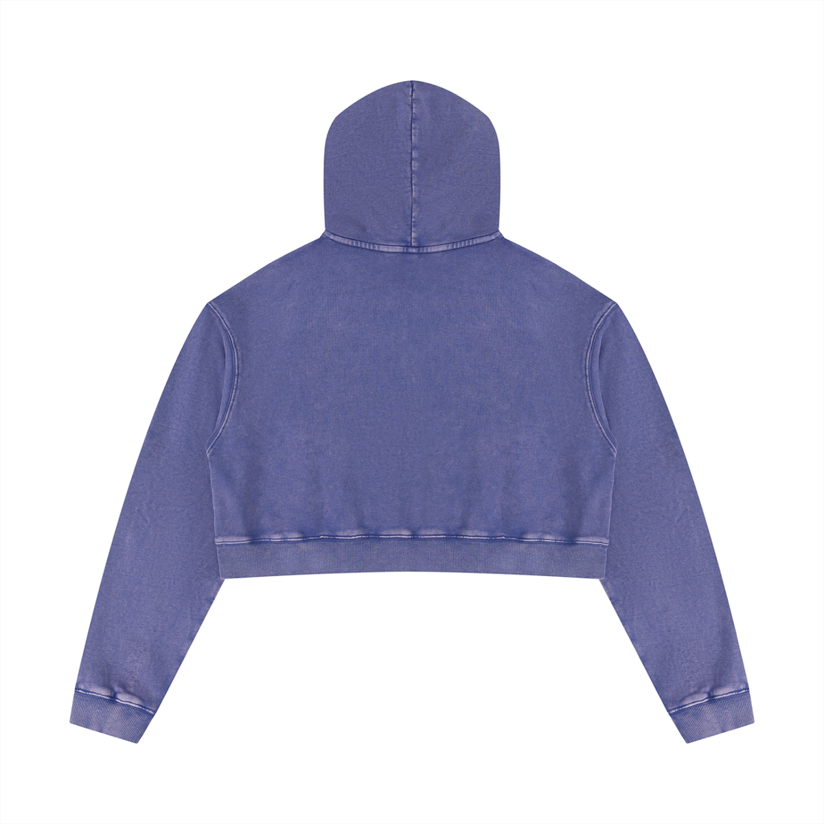 Mineral Washed Crop Hoodie Set