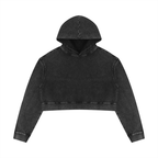 Mineral Washed Crop Hoodie Set