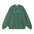 sustain empathy * 100% Cotton Vintage Washed Oversized Staple Sweatshirt