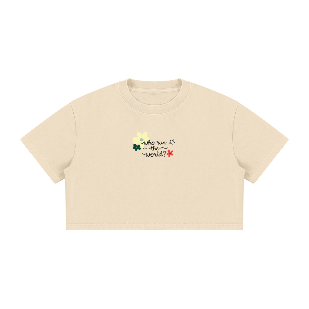 Future is Female * 100% Cotton Cropped Tee