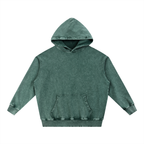 Snow Wash Hand-Frayed Heavyweight  Hoodie Set