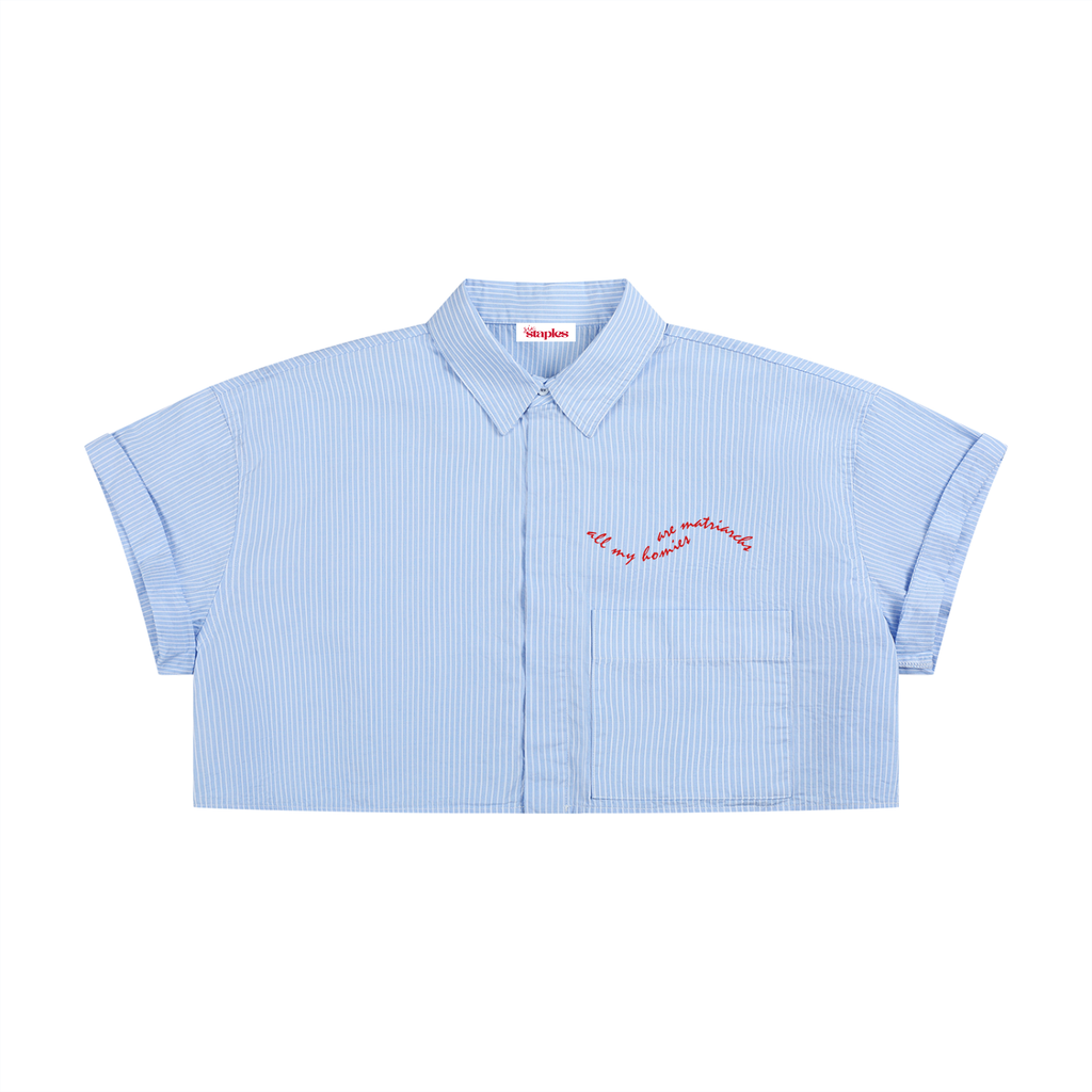 All My Homies Are Matriarchs * 100% Cotton Cropped Shirt