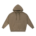 Snow Washed Tape Raw Edge Hoodie Set