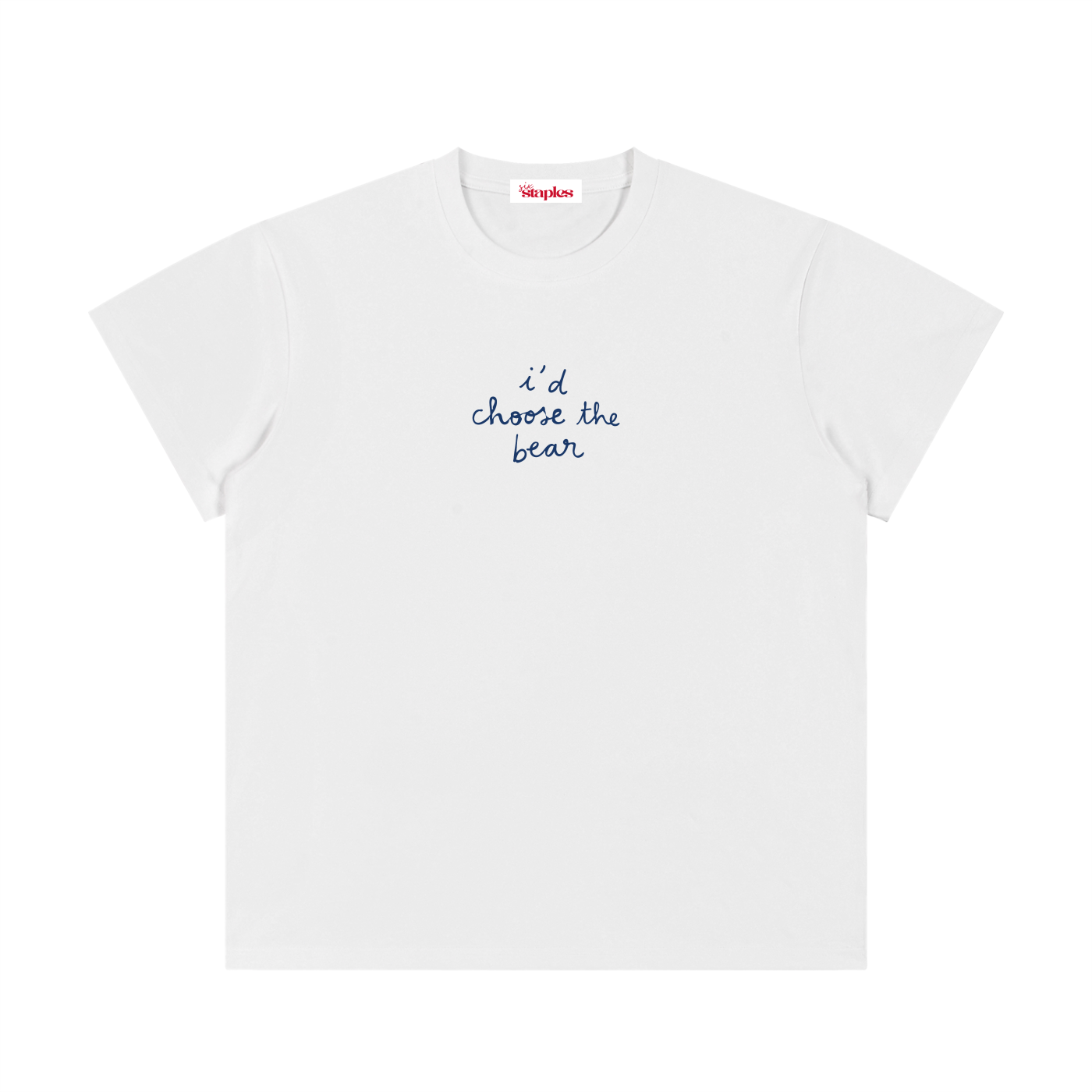 i'd choose the bear * 100% Cotton Crewneck Tee