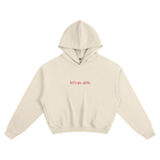 100% Cotton Unisex Cotton Cropped Hoodie - "let's go girls."