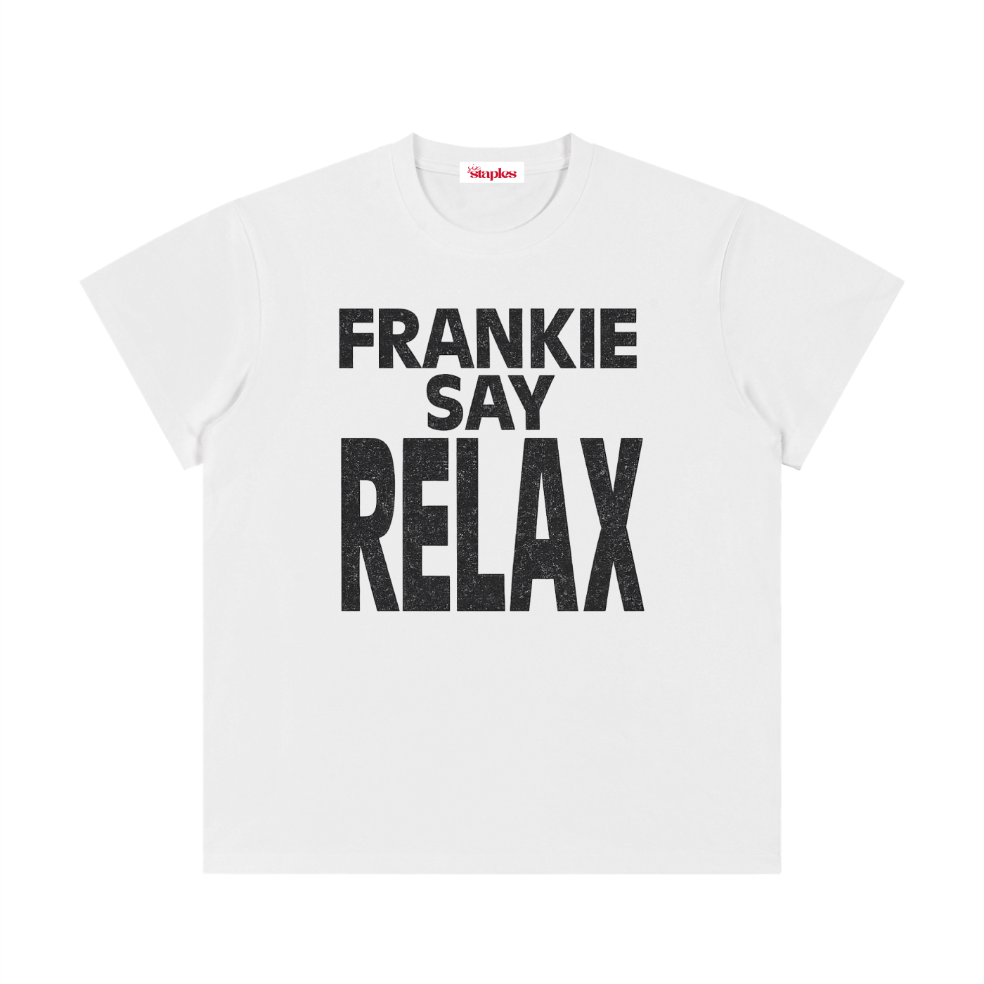 FRANKIE SAY RELAX * 100% Cotton Crewneck Tee