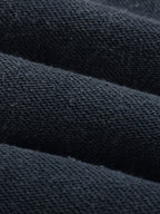 MATRIARCHY * 100% Cotton Vintage Washed Raw Edge Cropped Sweatshirt * Black